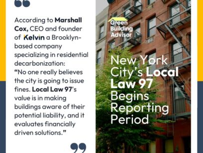 [Green Building Advisor] New York City’s Local Law 97 Begins Reporting Period