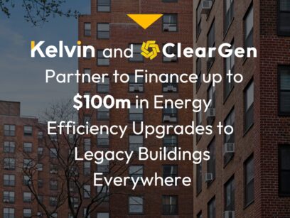 [Announcement] ClearGen to Finance up to $100M in Energy Efficiency Projects; Kelvin Exclusive Partnership
